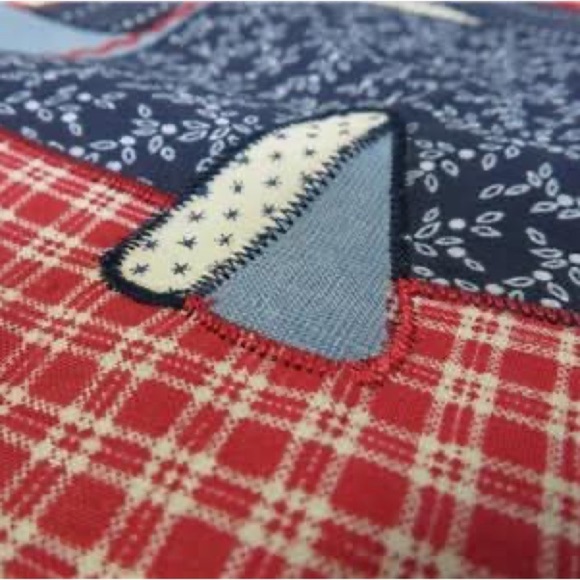 NWT SET OF 4 Handmade USA Fabric Placemats 14x18 - Picture 8 of 10